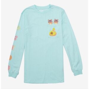 Cakeworthy Nintendo Animal Crossing Timmy & Tommy Pocket Long Sleeve T-Shirt